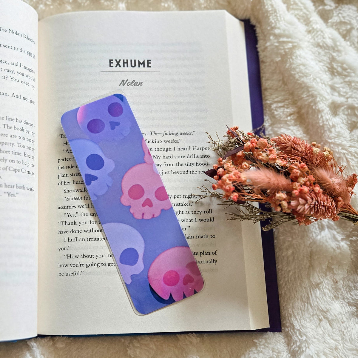 Witchy Vibes Spooky Handmade Laminated Bookmark