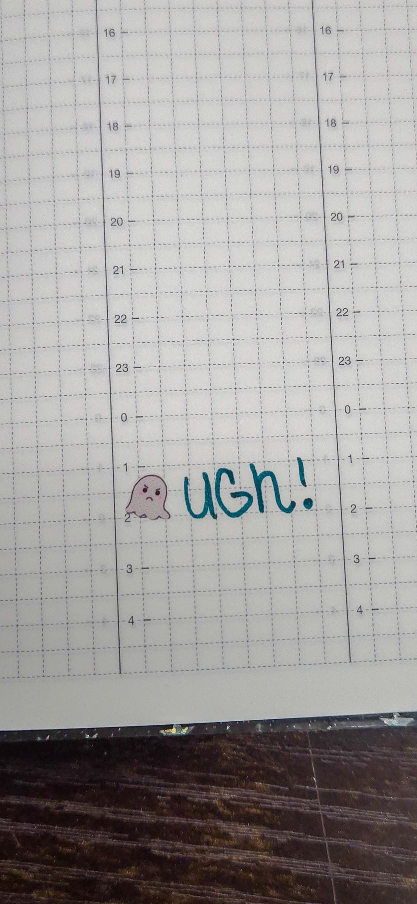 Tiny Ghost Emojis Matte Bujo Journal Planner deco Sticker Sheet