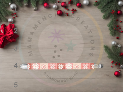 Pastel Pink Christmas Refillable Gel Pen