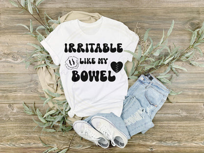 Irritable Like My Bowel sublimation DTF Hand Drawn PNG Digital Download