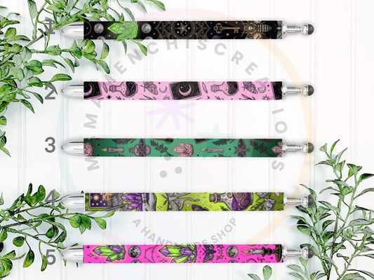 Tarot Witchy Vibes Refillable Gel Pen