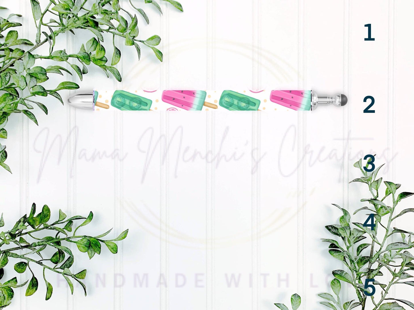 Flamingo Gel Pen: Summer Vibes Refillable Stainless Steel Pen