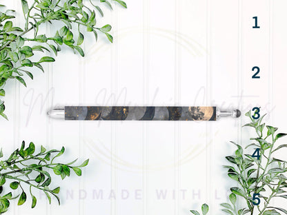 Celestial Moon Phase Refillable Retractable Gel Pen