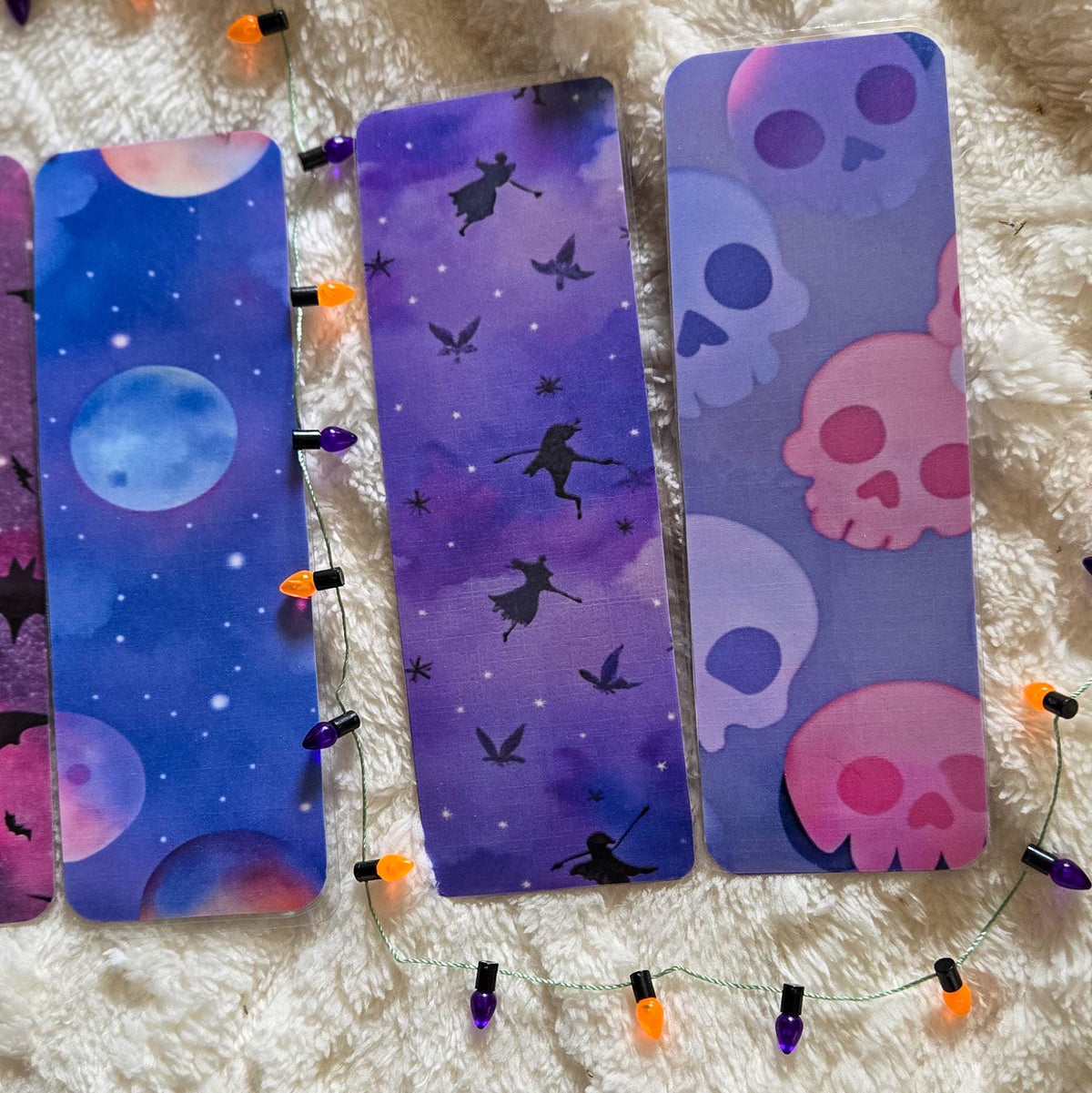 Witchy Vibes Spooky Handmade Laminated Bookmark