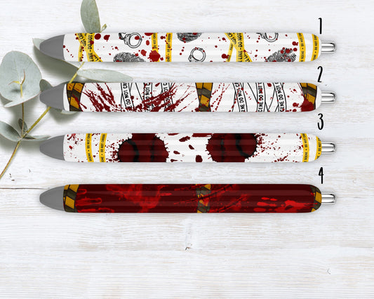 True Crime Bloody Refillable Gel Pen