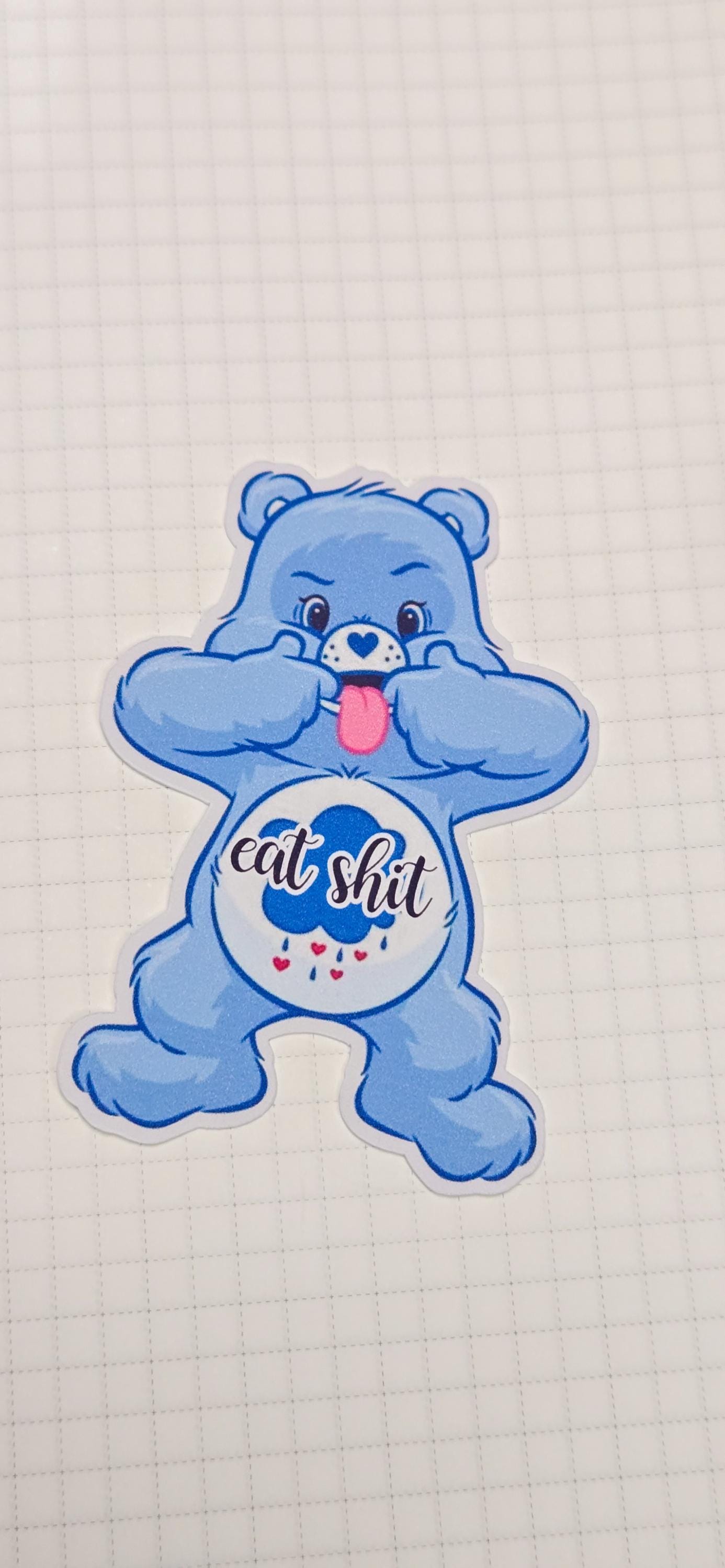 Swear Bear Eat Shit Matte Die Cut Bujo Journal Planner Sticker