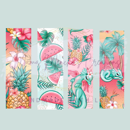 Summery Dragon Watermelon Refillable Retractable Gel Pen
