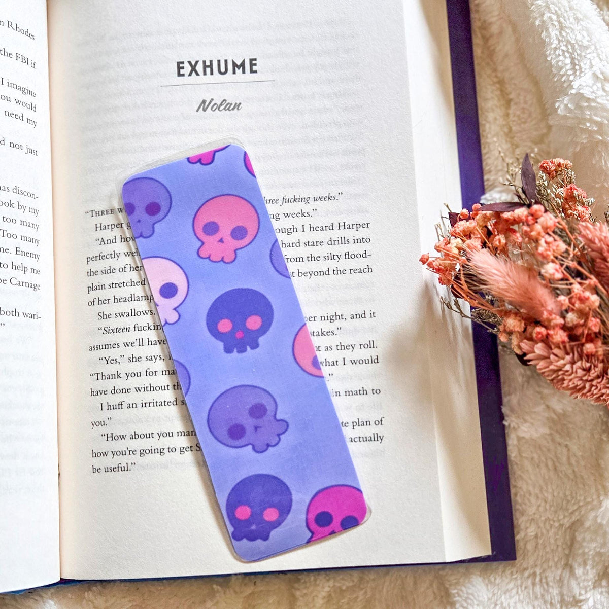Witchy Vibes Spooky Handmade Laminated Bookmark