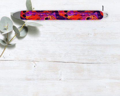 Vibrant Trippy Halloween  Refillable Retractable Gel Pen