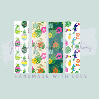 Summery Plants and Birds Pen Refillable Gel Pen