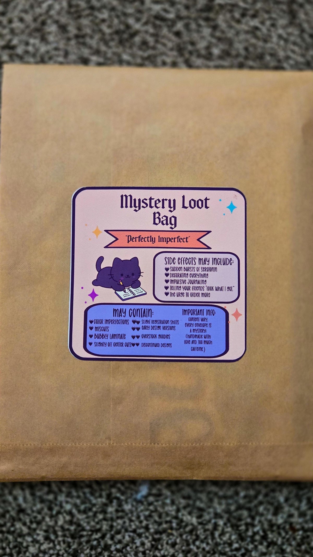 Oopsie Mystery Sticker Bag | Imperfect Die-Cut & Sheet Stickers
