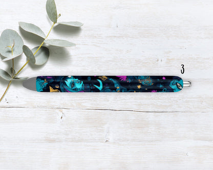 Vibrant Trippy Halloween  Refillable Retractable Gel Pen