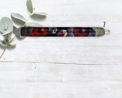 Spooky Dark Horror Ghost Face Refillable Gel Pen