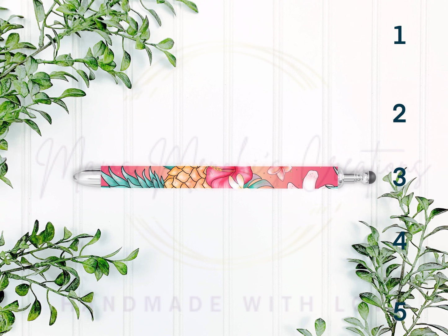 Summery Dragon Watermelon Refillable Retractable Gel Pen