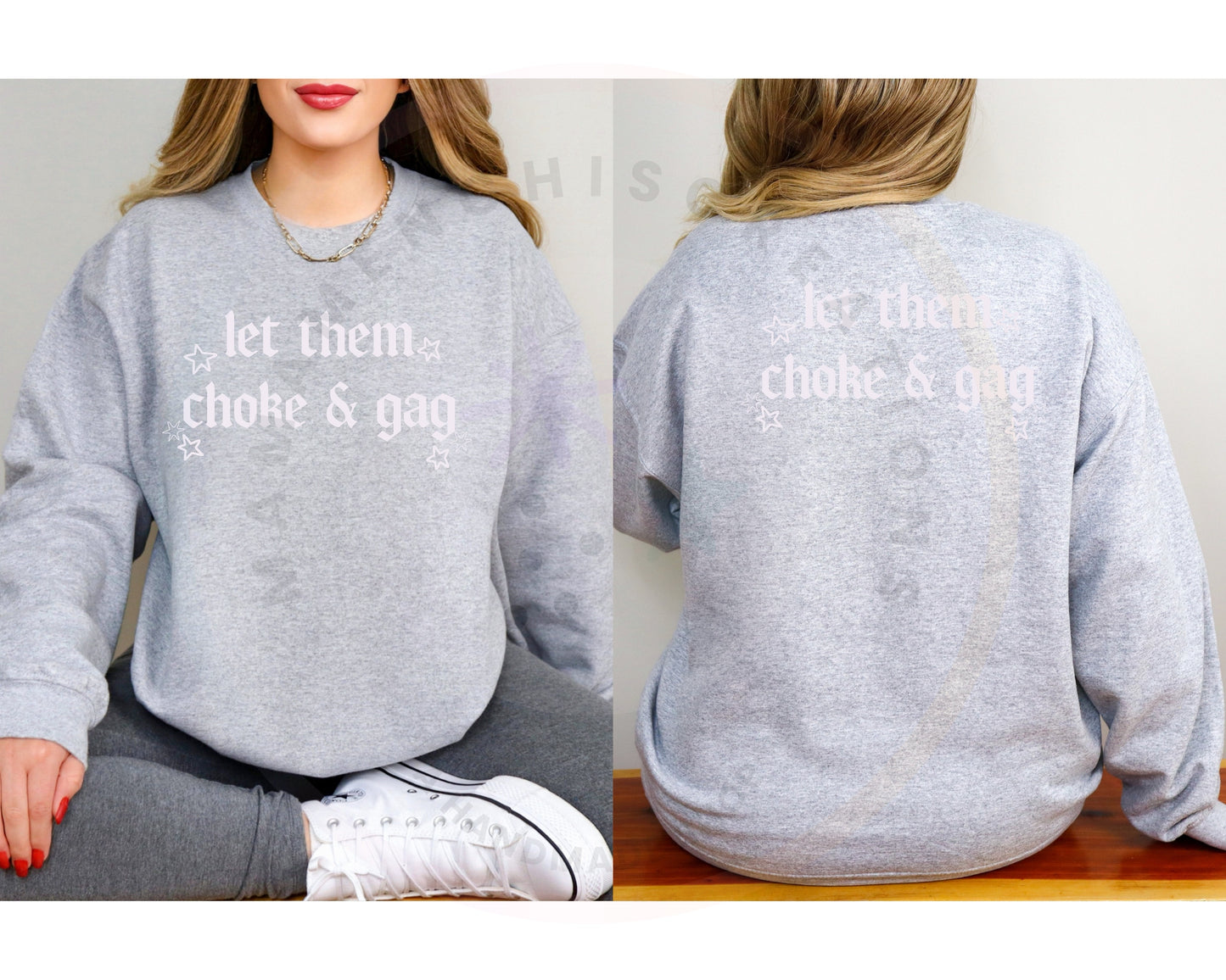 Let them choke & gag DTF PNG SVG Digital Download