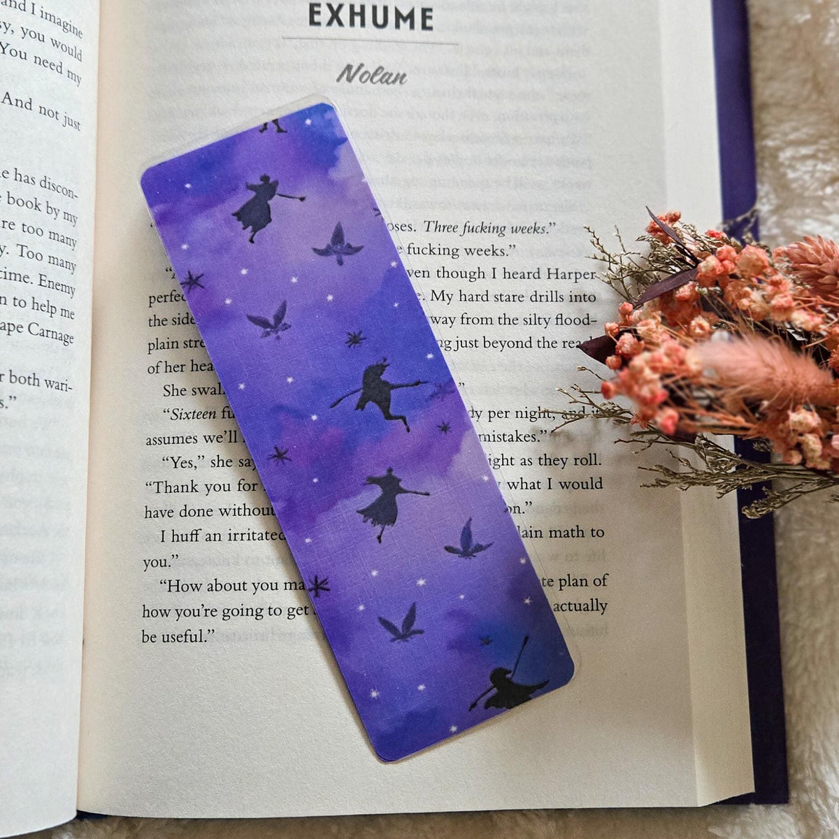 Witchy Vibes Spooky Handmade Laminated Bookmark