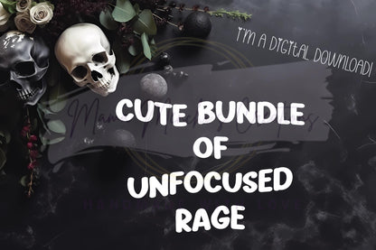 Bundle of Rage PNG, DTF Sublimation (Digital Download
