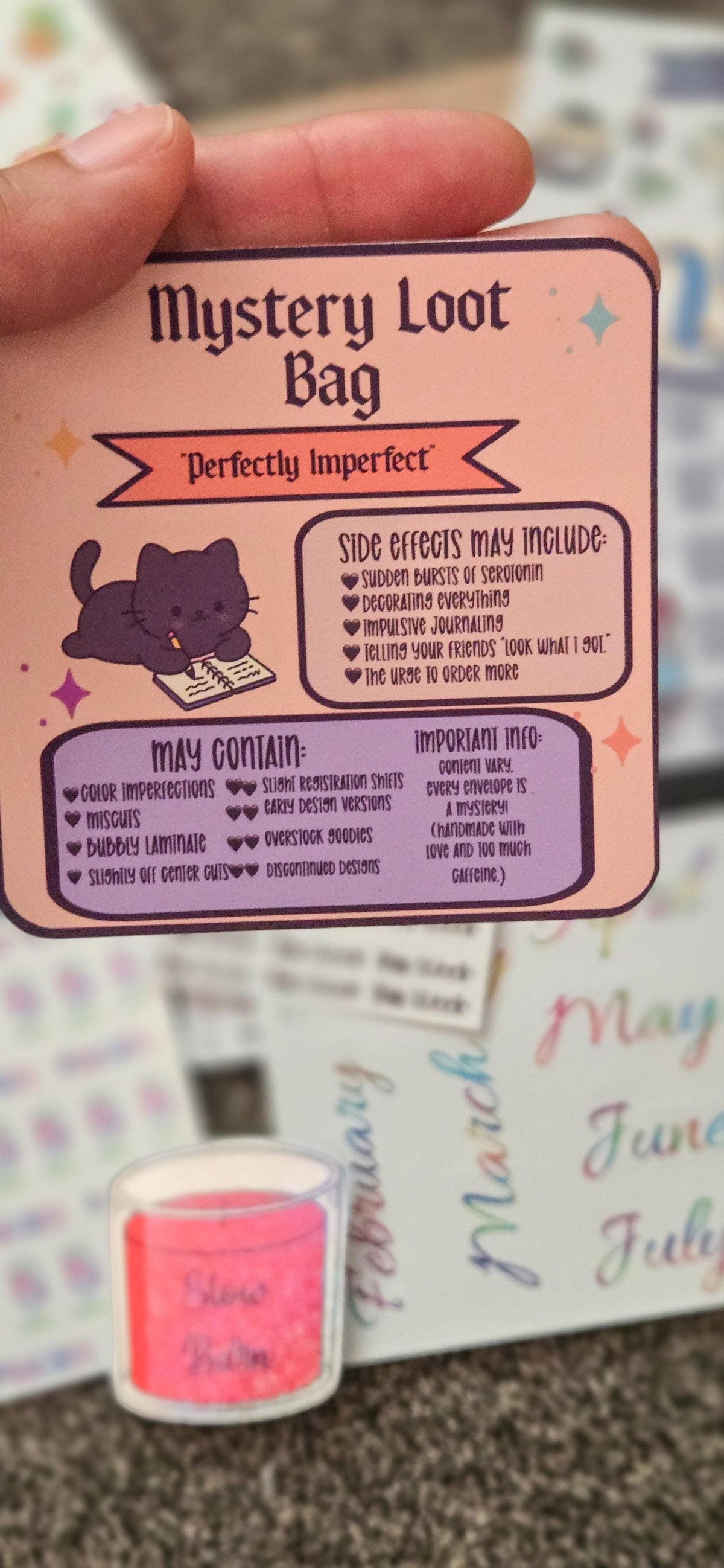Oopsie Mystery Sticker Bag | Imperfect Die-Cut & Sheet Stickers