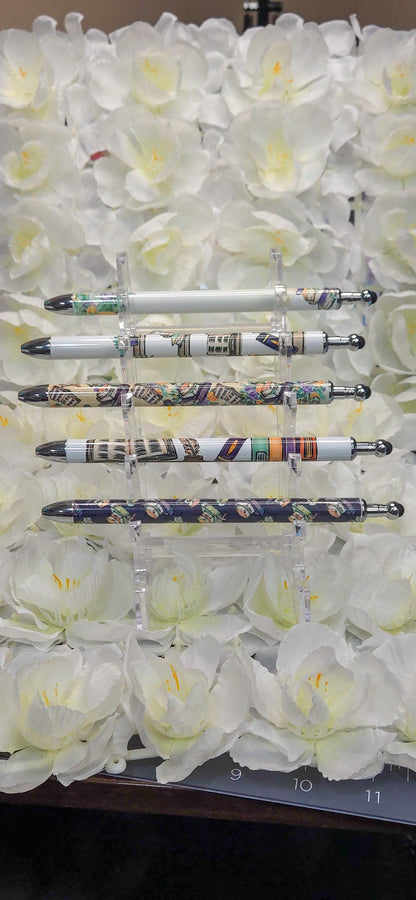 Book Lover Reader Refillable Retractable Gel Pen