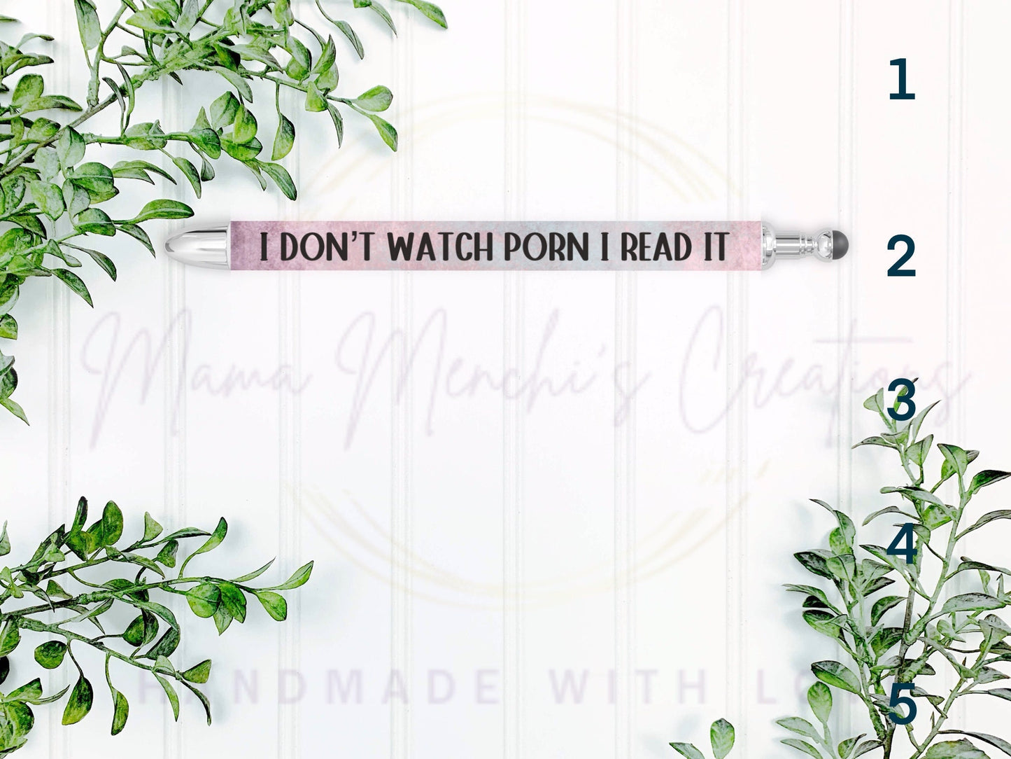 Bookish Book Lovers Refillable Gel Pen
