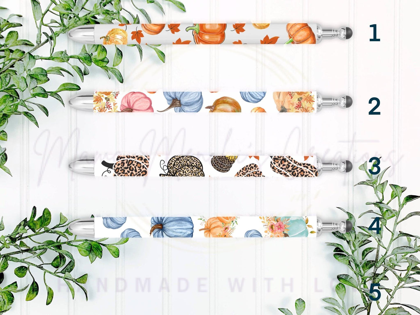 Pumpkin Fall Vibes Gel Pen, Refillable Sublimation Ink Pen