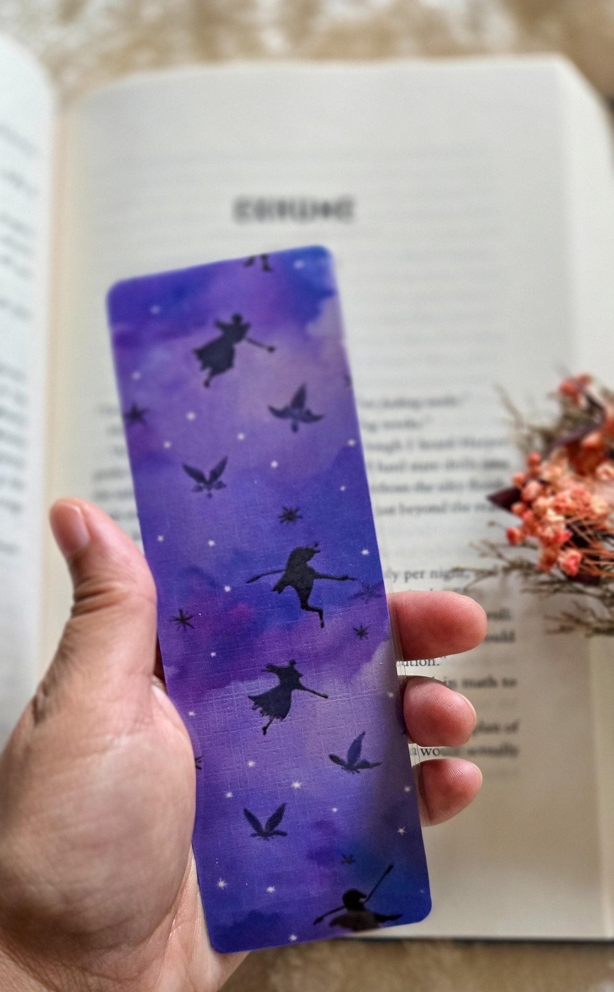 Witchy Vibes Spooky Handmade Laminated Bookmark