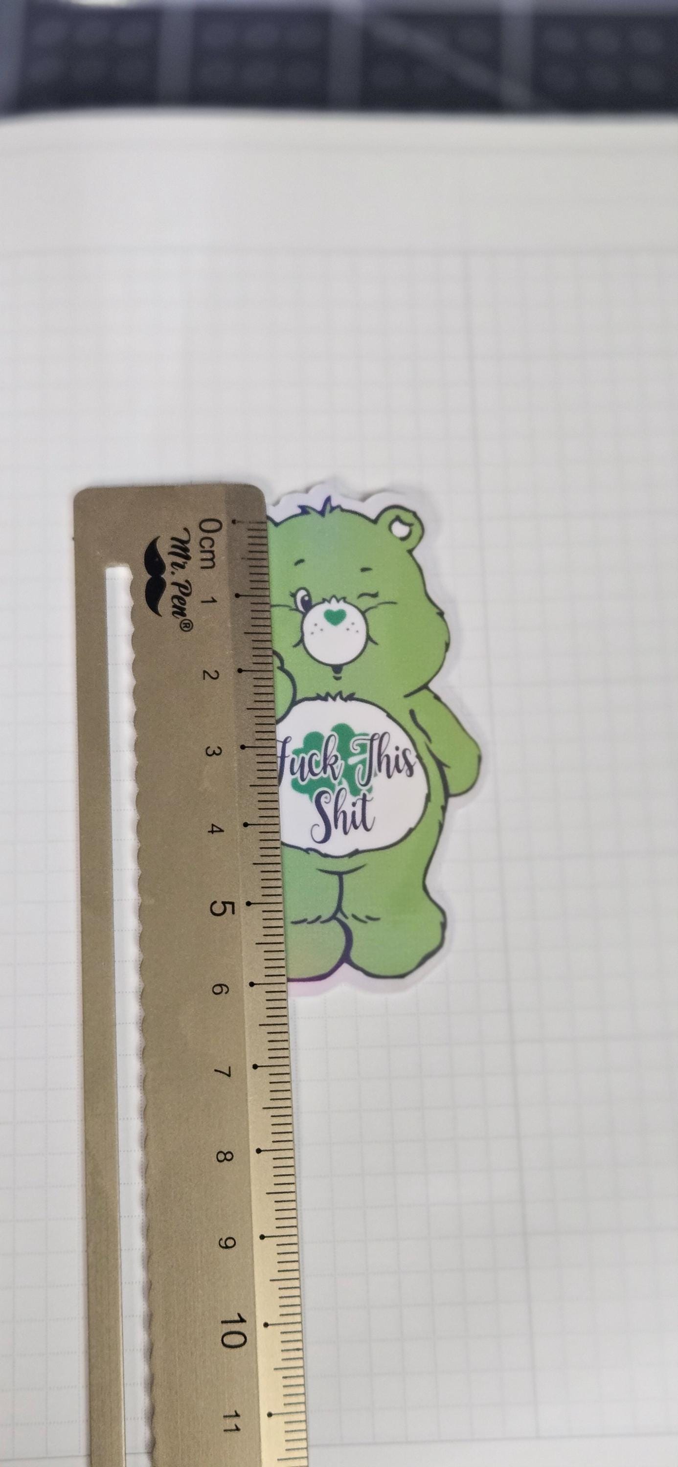 Swear Bear Holographic Sticker - Funny Bujo Planner Decal