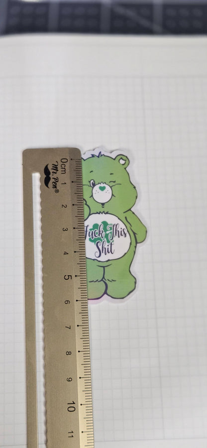 Swear Bear Holographic Sticker - Funny Bujo Planner Decal