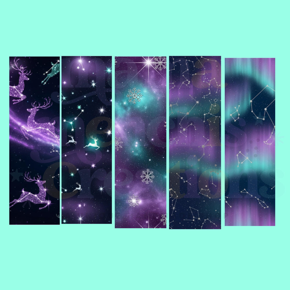 Northern Lights Christmas Refillable Gel Pen