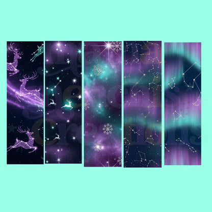 Northern Lights Christmas Refillable Gel Pen