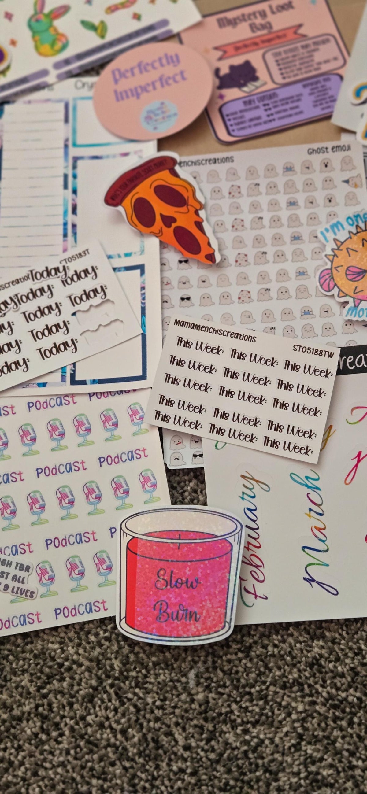 Oopsie Mystery Sticker Bag | Imperfect Die-Cut & Sheet Stickers