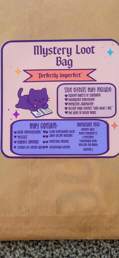 Oopsie Mystery Sticker Bag | Imperfect Die-Cut & Sheet Stickers