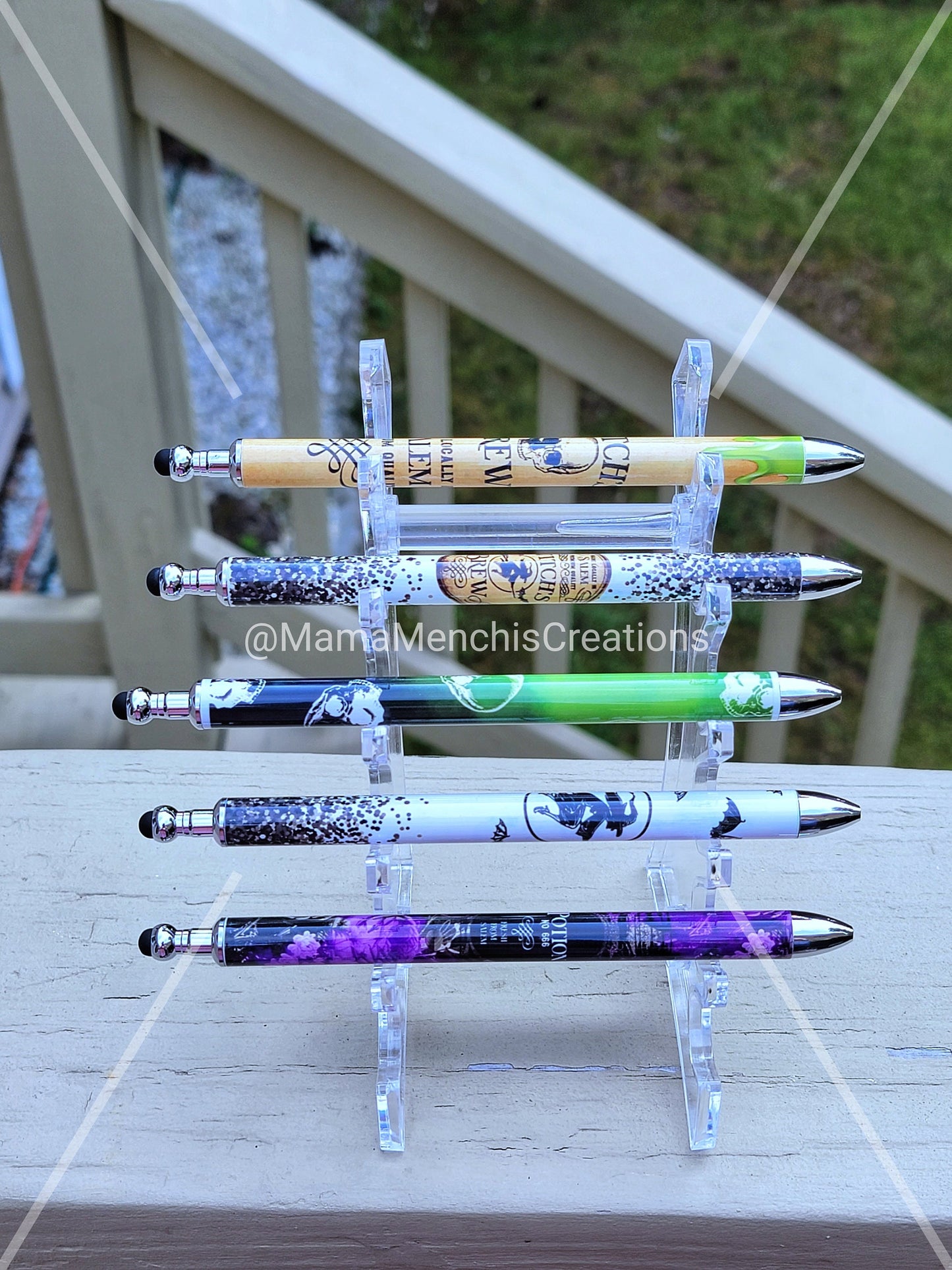 Spooky Halloween Salem Witches Refillable Gel Pen