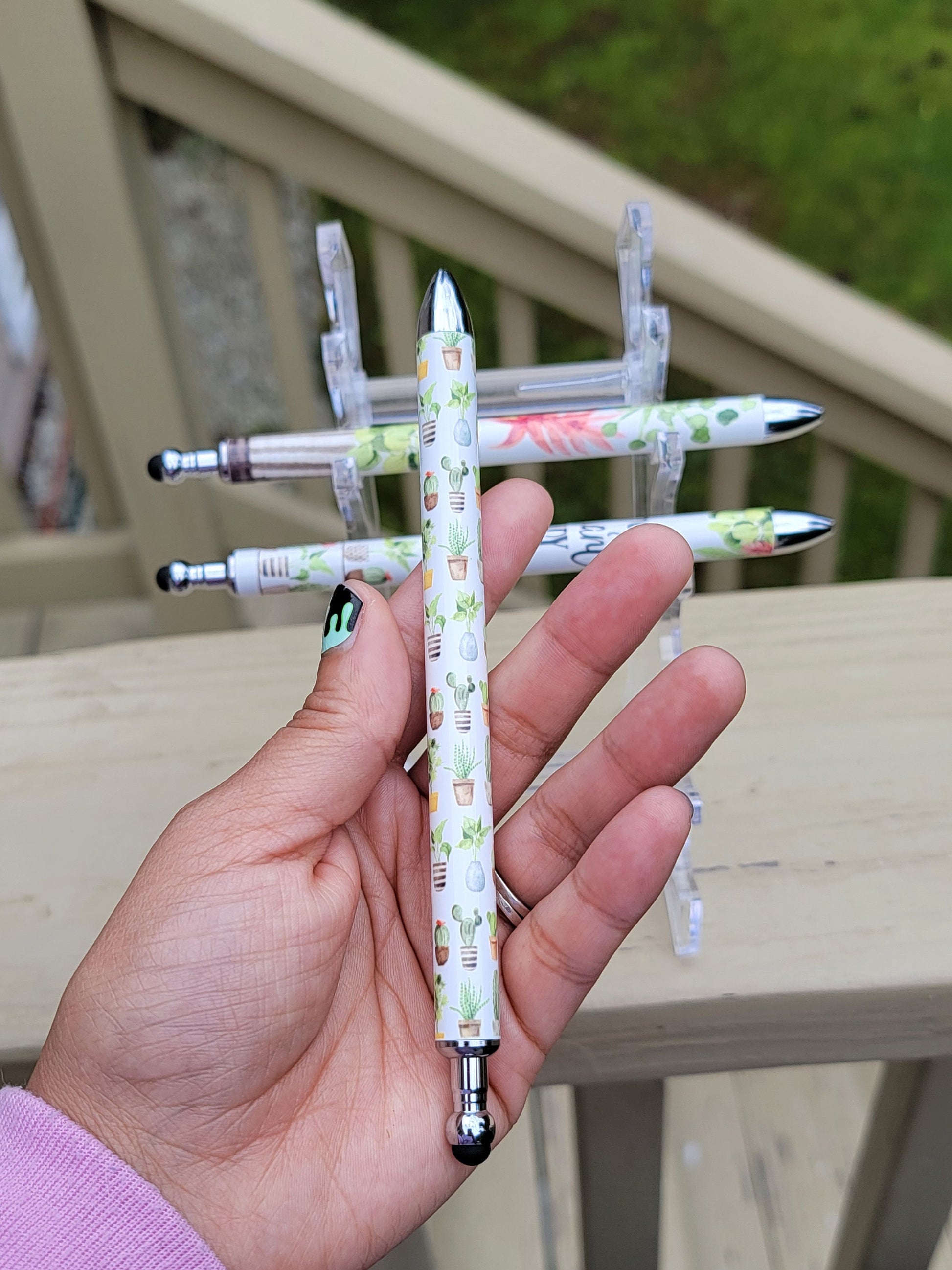 Crazy plant lady Refillable stainless steel gel pen