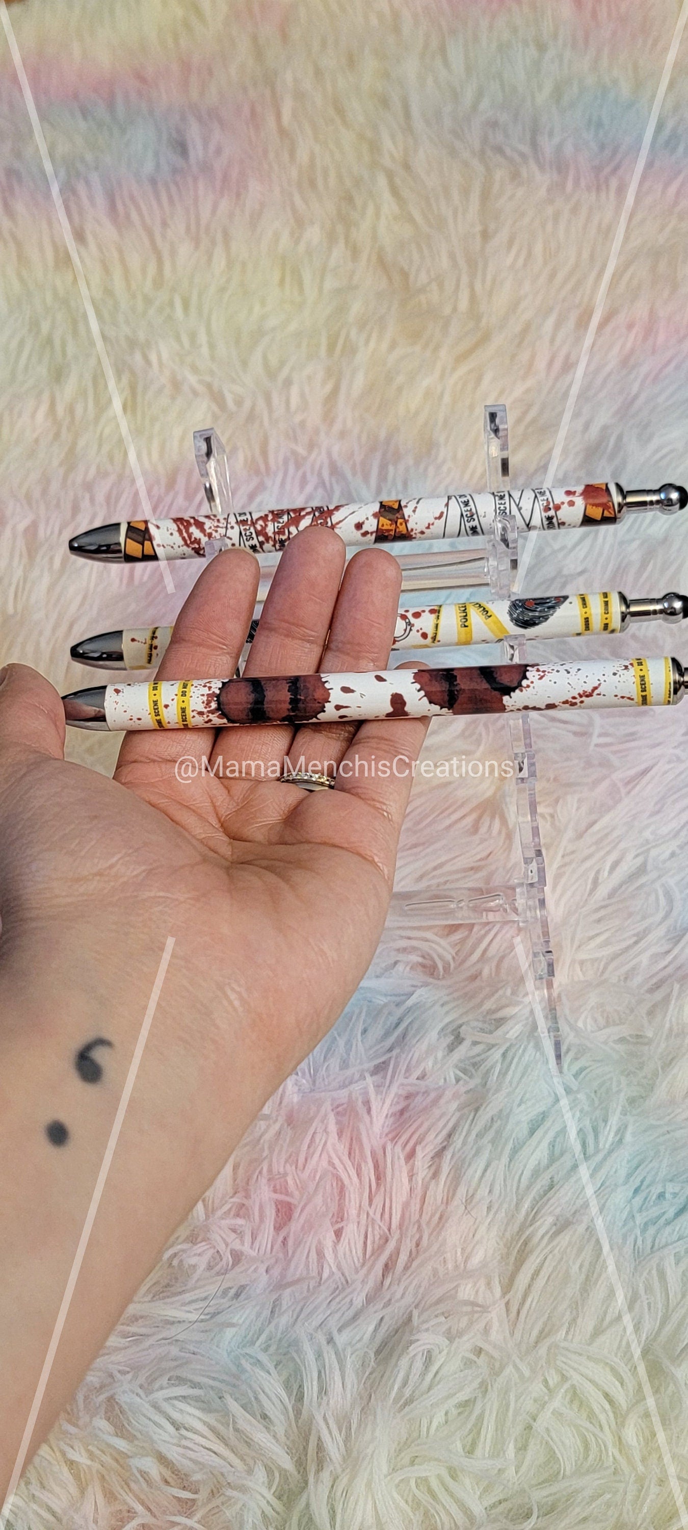 True Crime Bloody Refillable Gel Pen