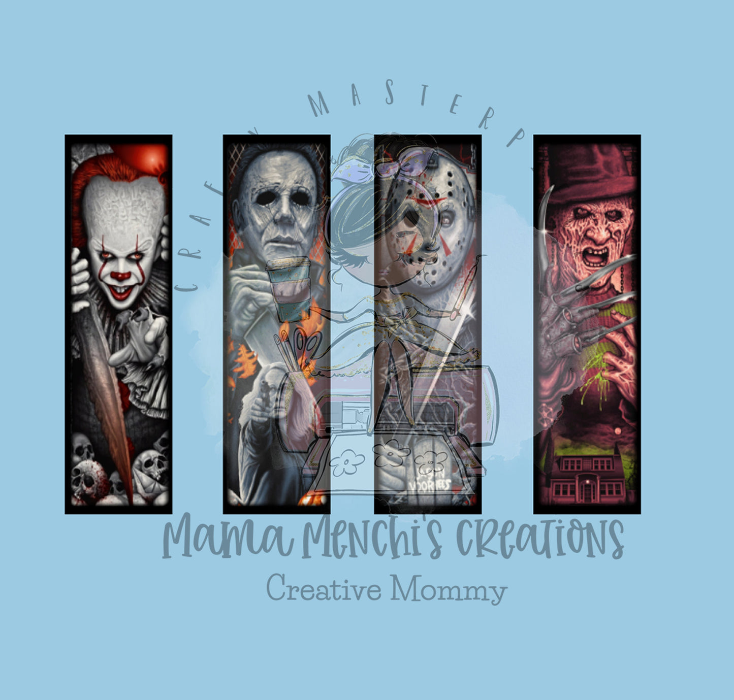 Horror Gang Refillable Retractable Gel Pen