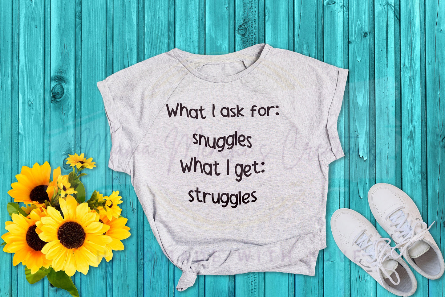 Snuggles and Struggles PNG SVG Digital Download