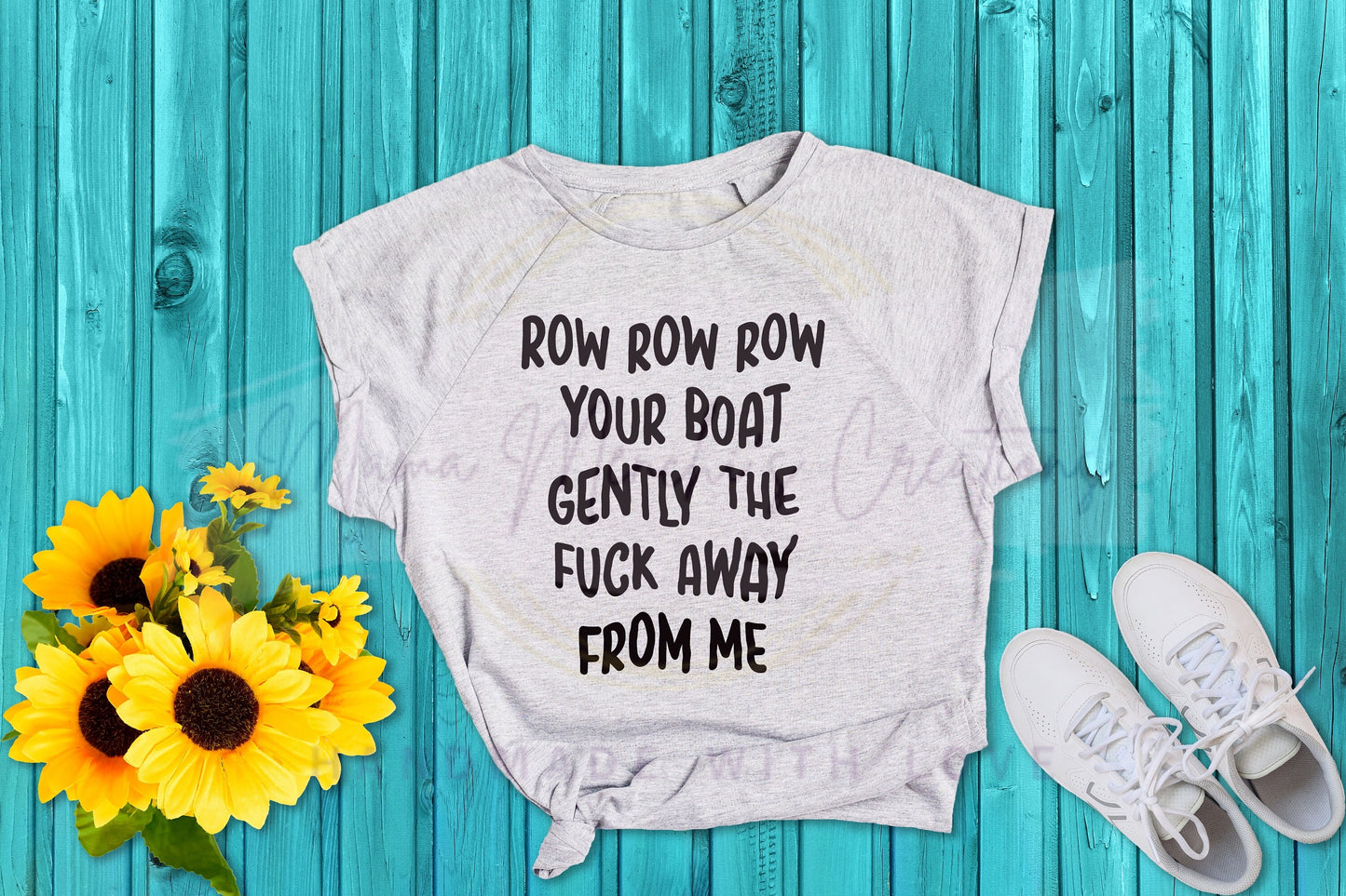 Funny 'Row Your Boat' Adult Humor SVG PNG Cut File (Digital Download)