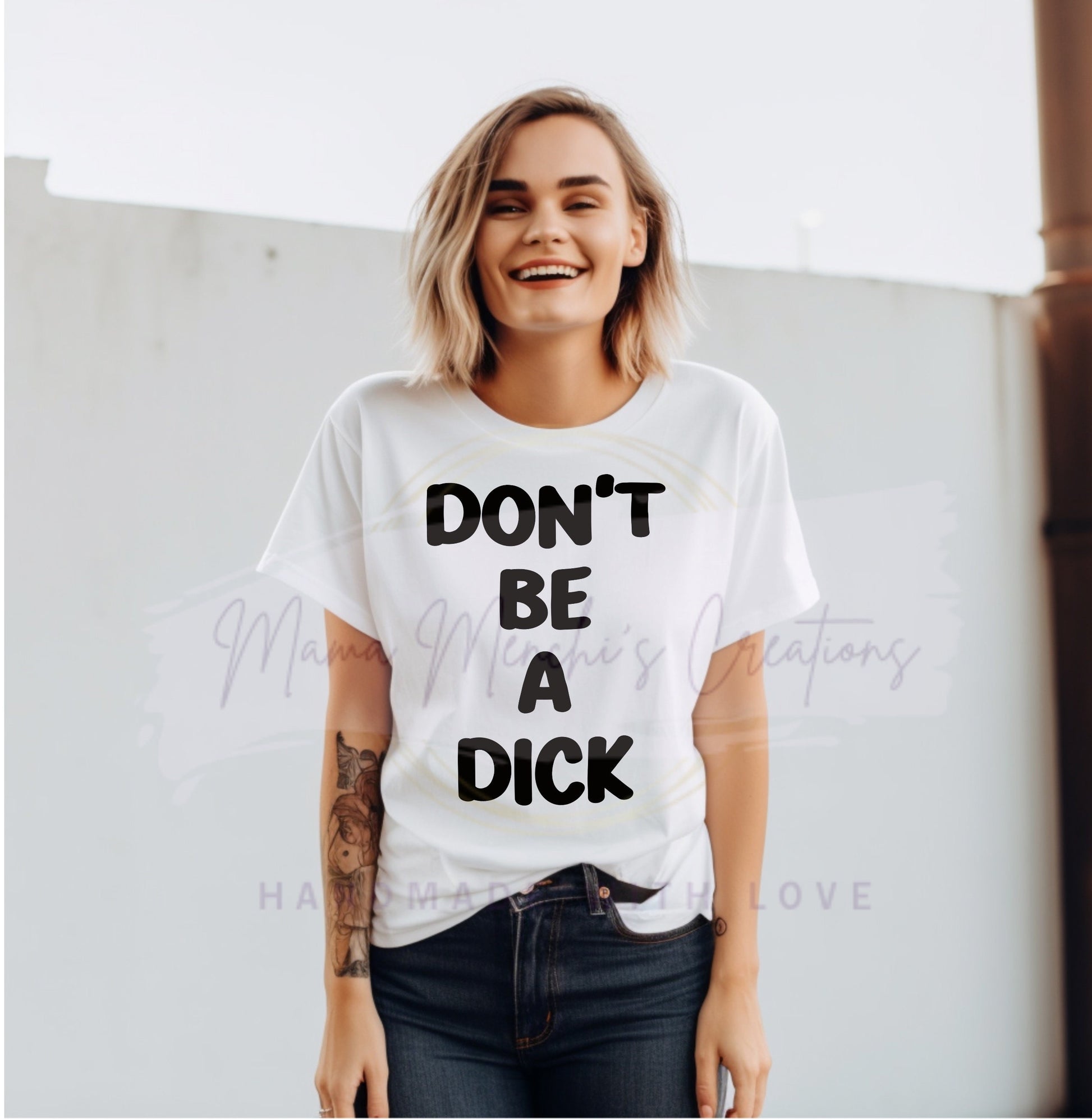 Don’t Be A Dick Adult Humor PNG SVG Digital Download