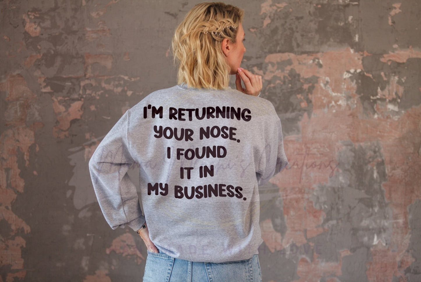 Returning Your Nose Funny PNG SVG Digital Download