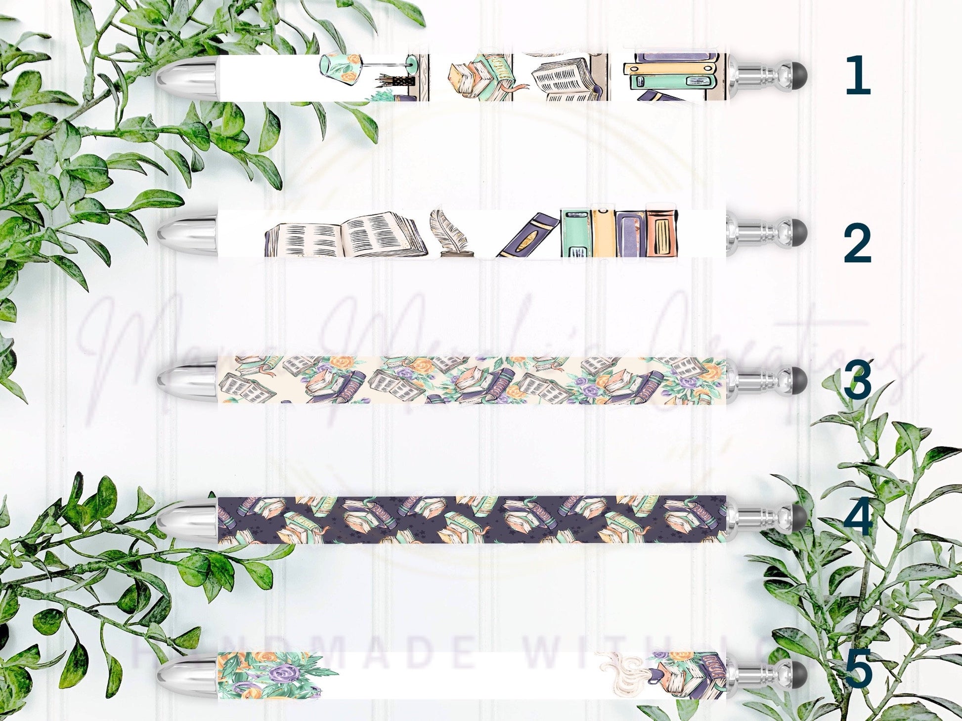 Book Lover Reader Bookish Vibes Refillable Retractable Gel Pen