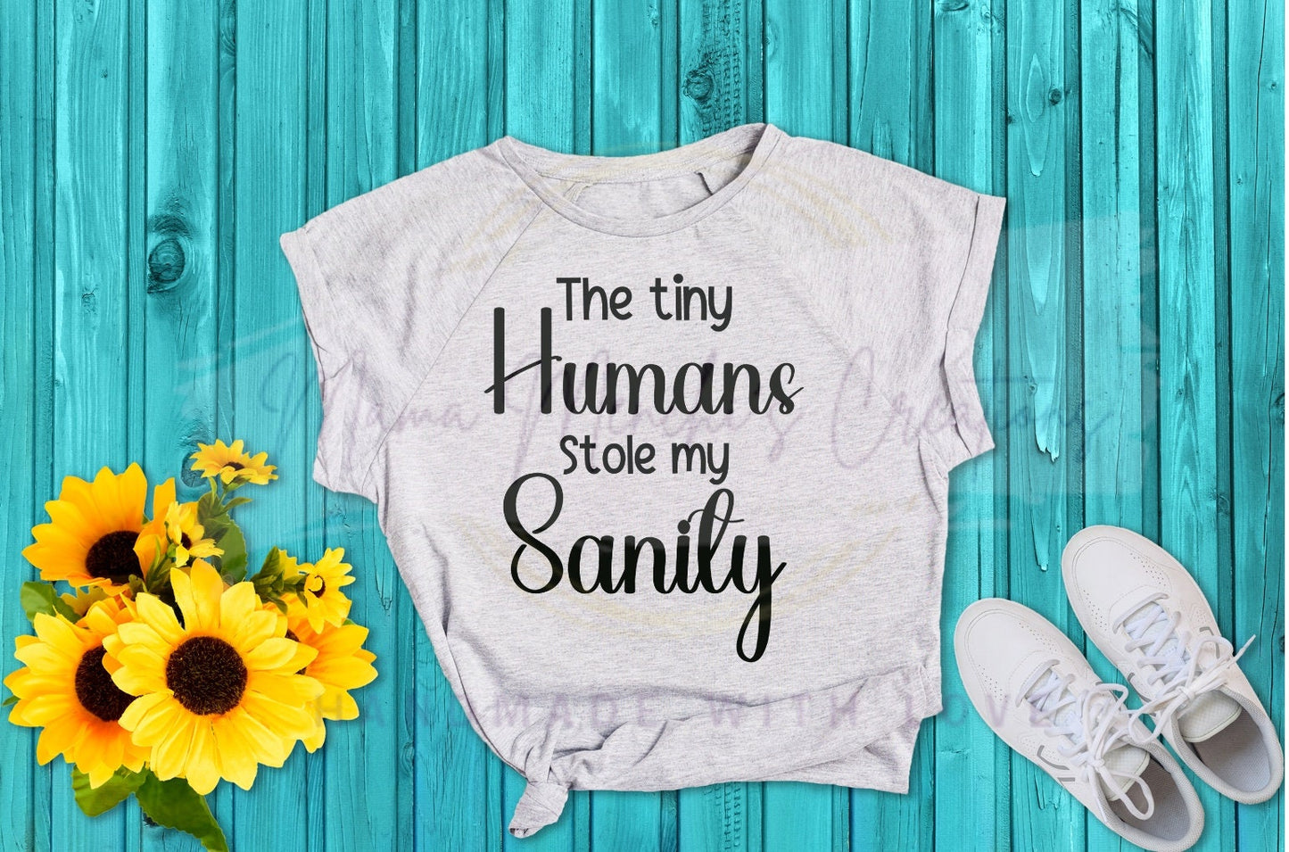 Tiny Humans Stole My Sanity Funny Mama PNG SVG Digital Download
