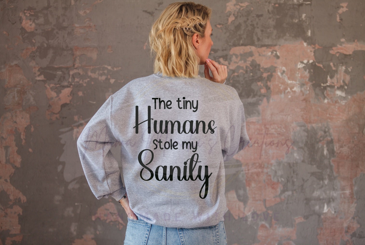 Tiny Humans Stole My Sanity Funny Mama PNG SVG Digital Download