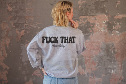 Respectfully F That PNG SVG Digital Download