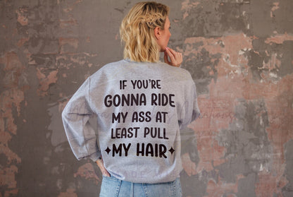 Pull My Hair Funny Adult Humor PNG SVG Digital Download