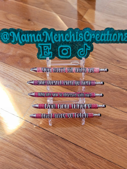 Mean Girls Refillable Retractable Gel Pen