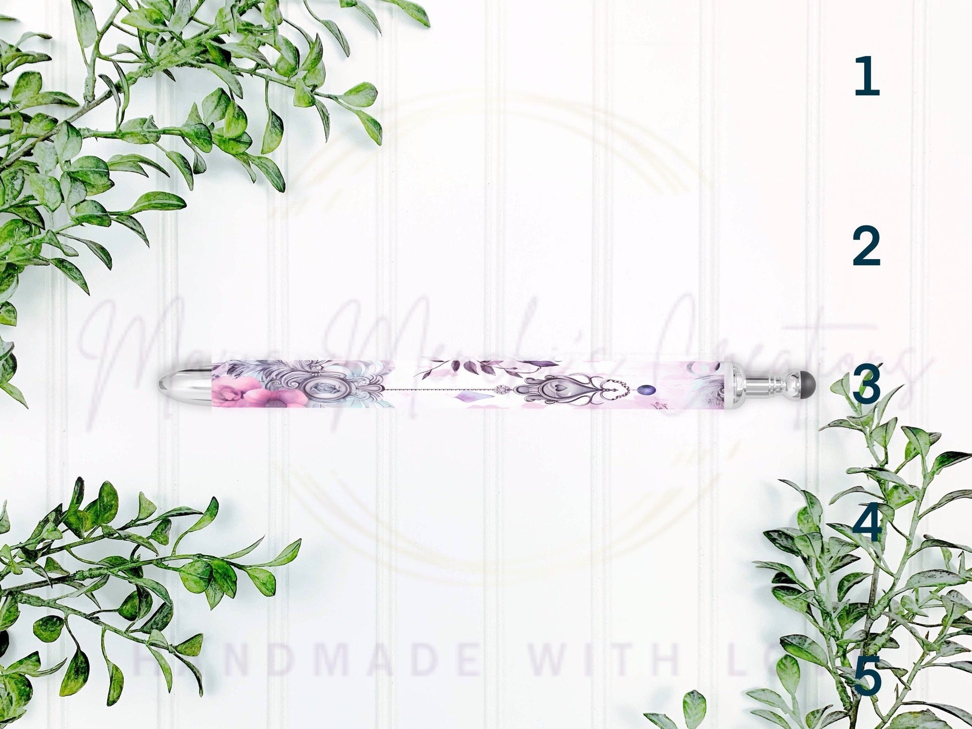 Pastel Goth Refillable Retractable Gel Pen