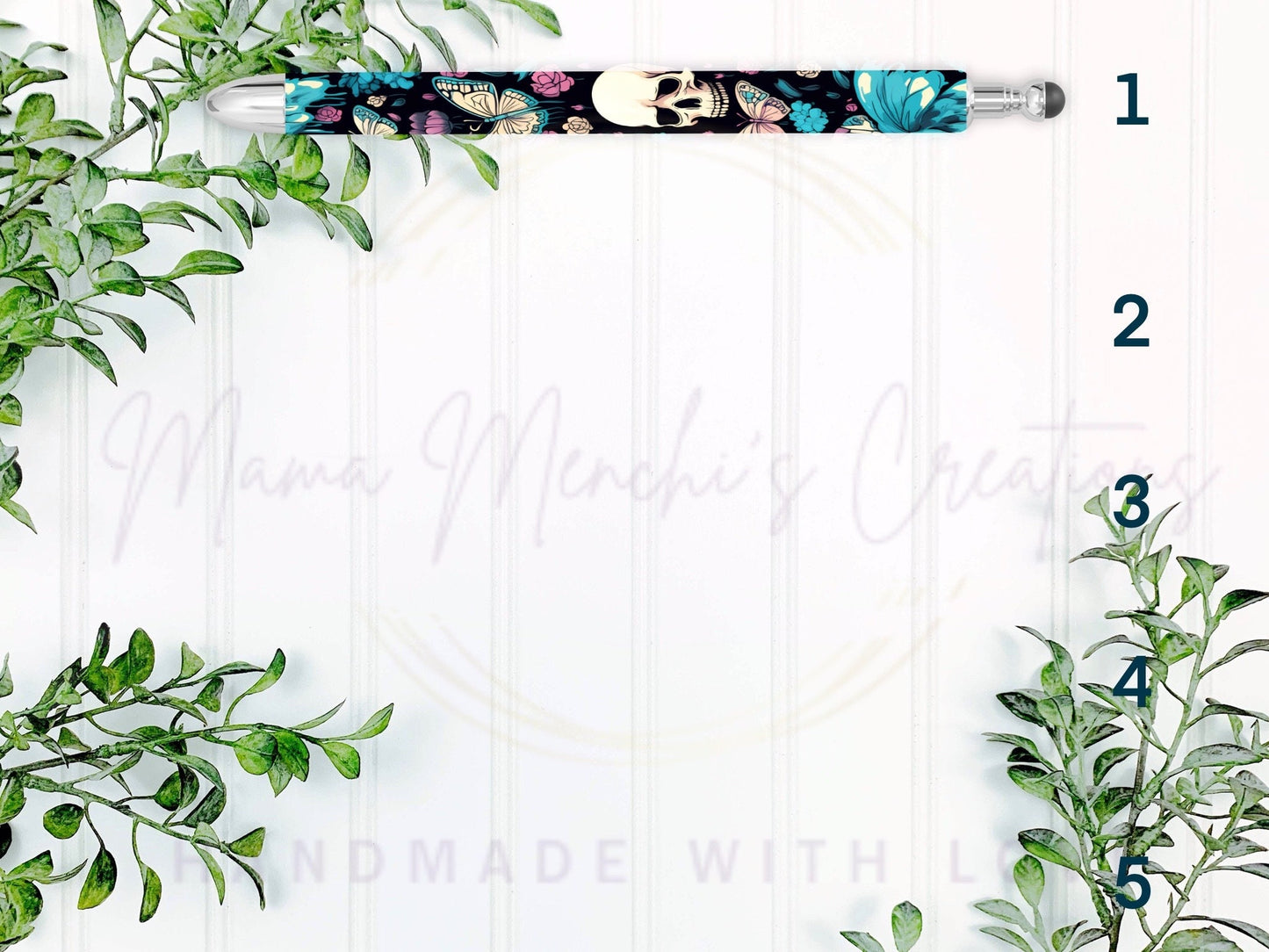 Pastel Goth Refillable Retractable Gel Pen