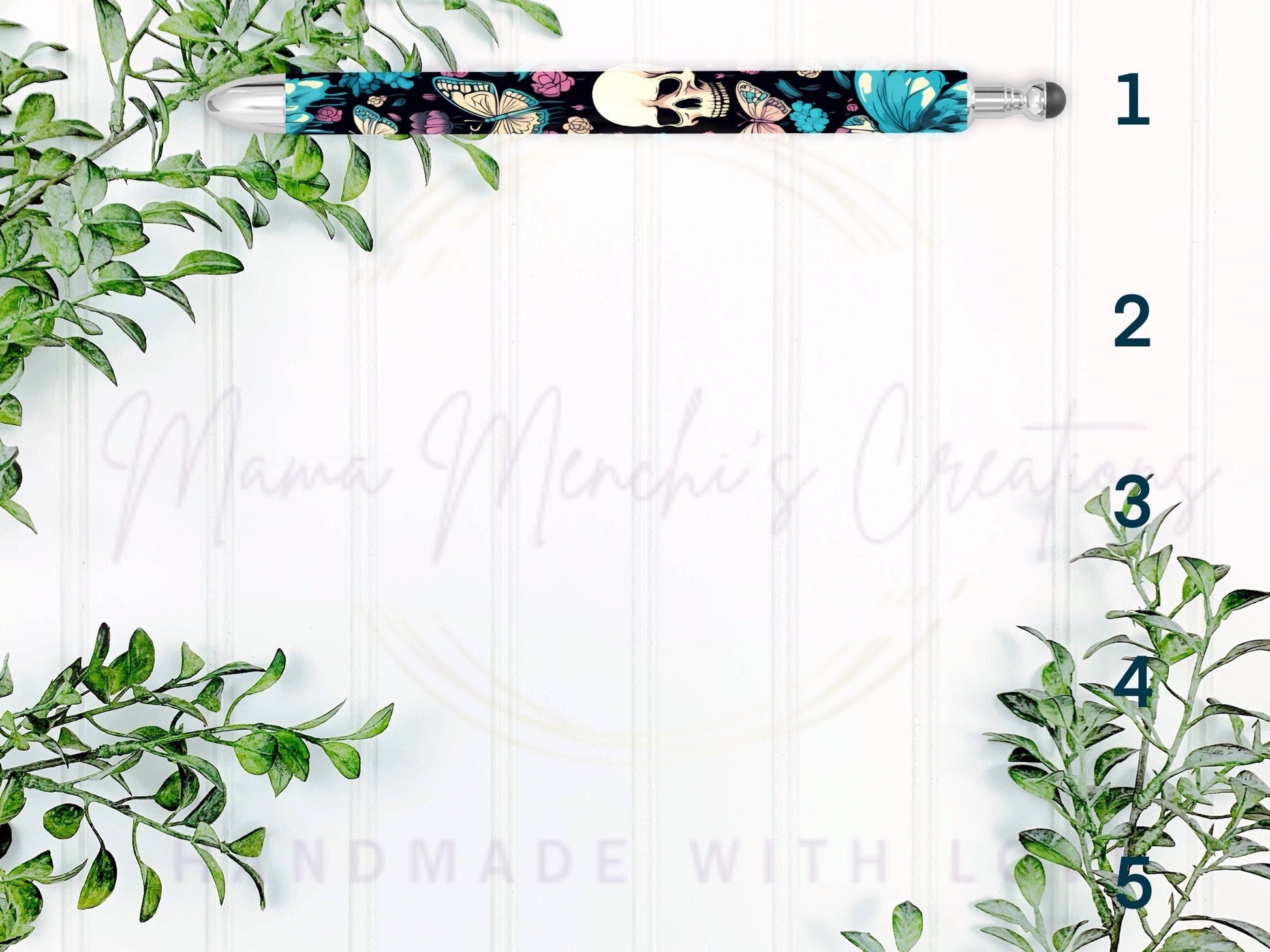 Pastel Goth Refillable Retractable Gel Pen