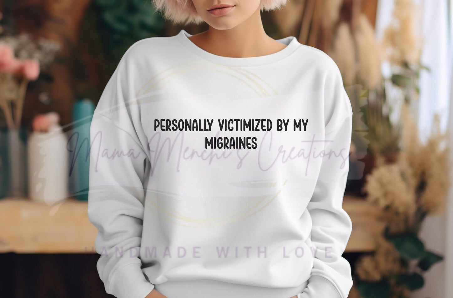 Personally Victimized By My Migraines PNG SVG Digital Download
